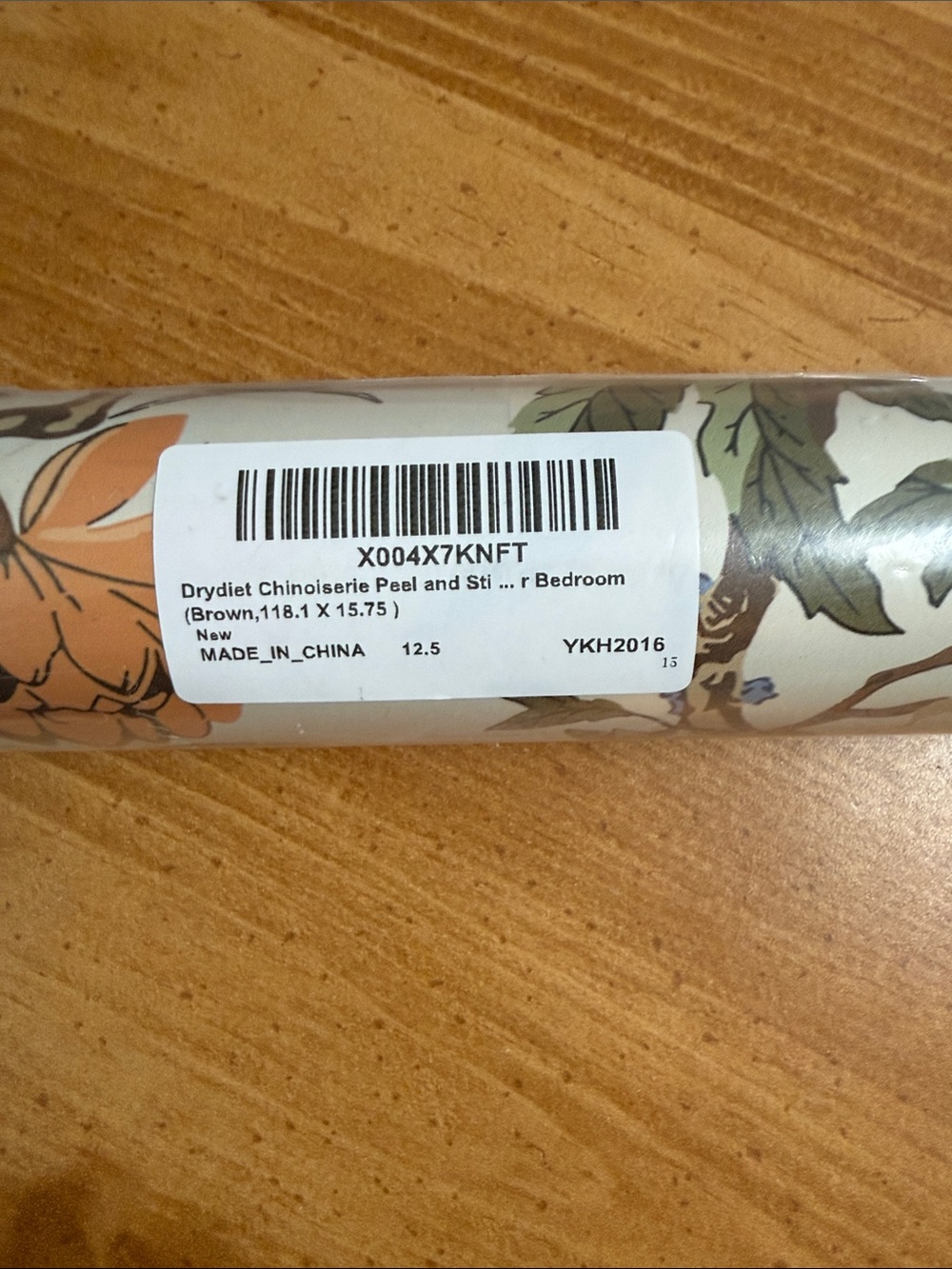 Chinoiserie Peel and Stick Wallpaper